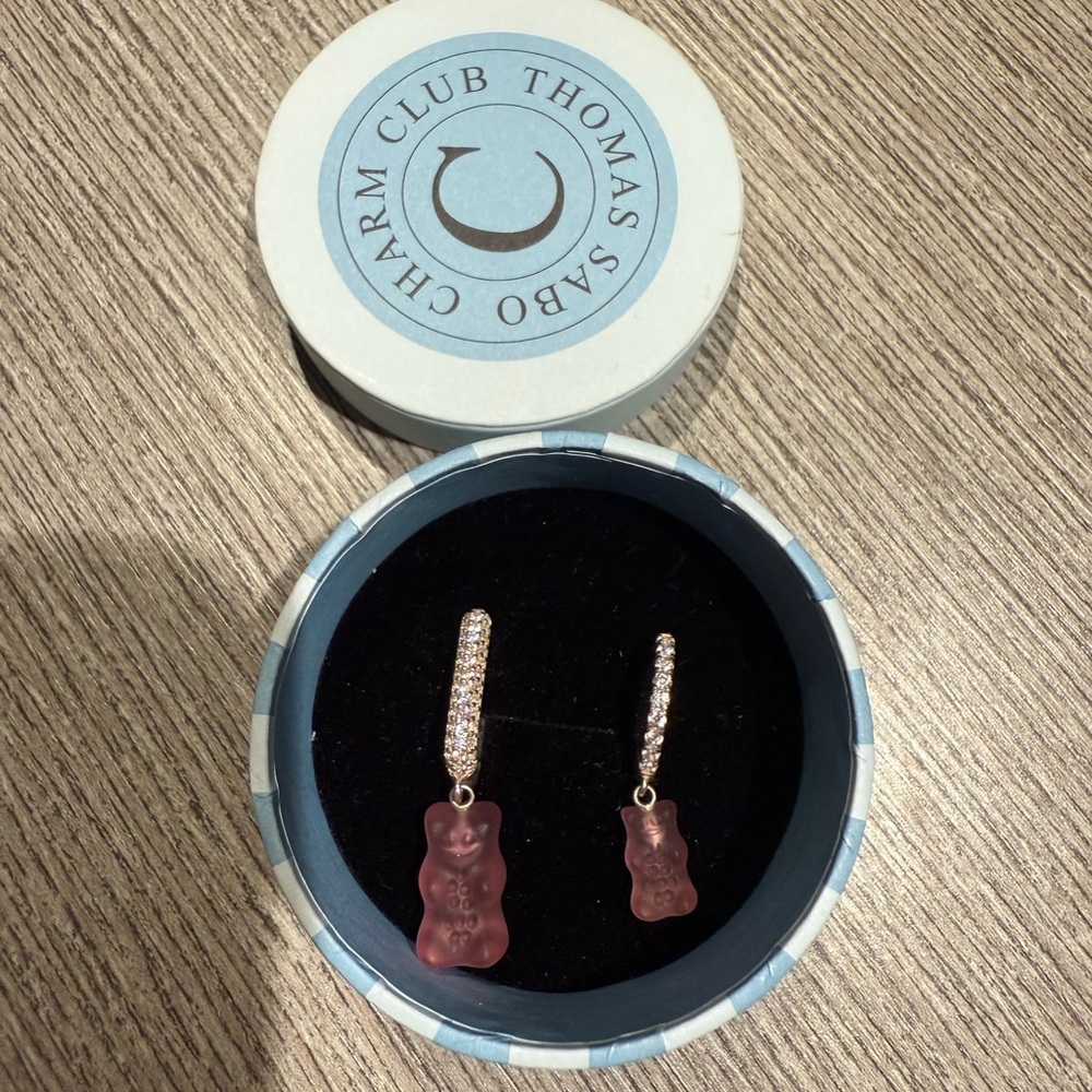 Thomas Sabo Pink Haribo Gummy Bear Earrings